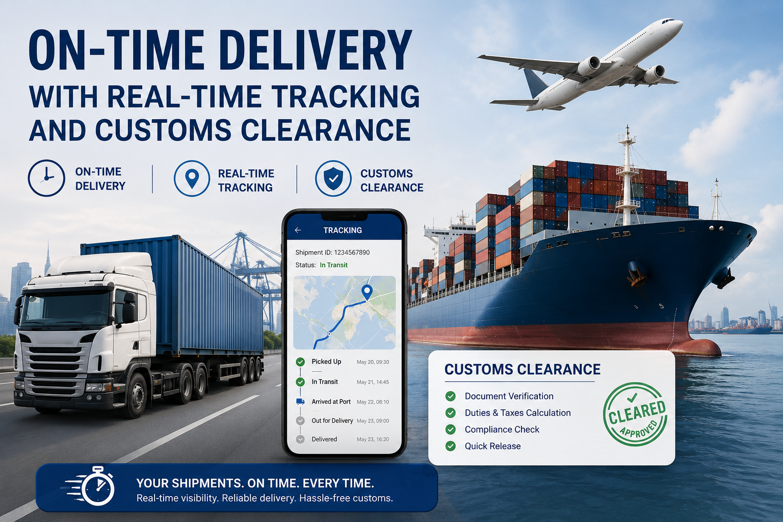 PKX Ventures logistics tracking and customs operations